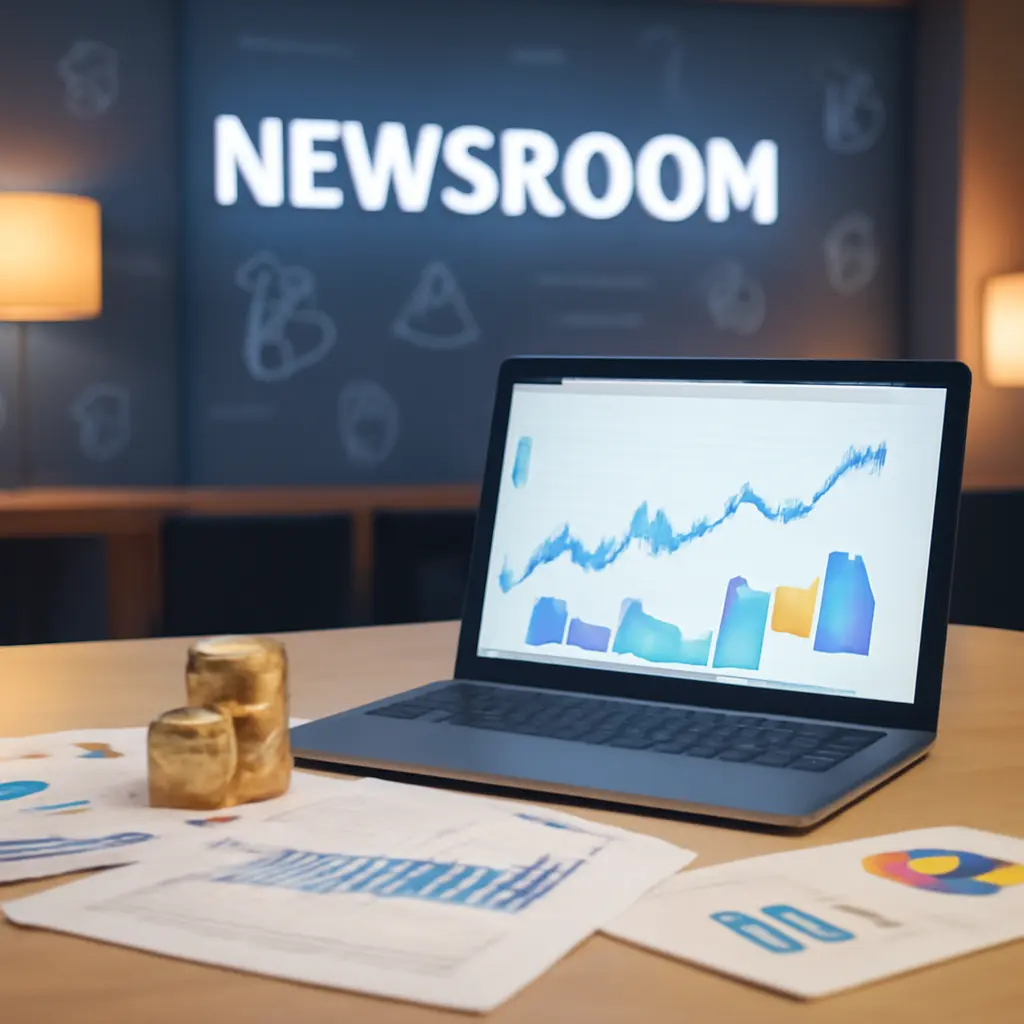 Монетизация новостного сайта Иллюстрация стратегий монетизации для новостного сайта